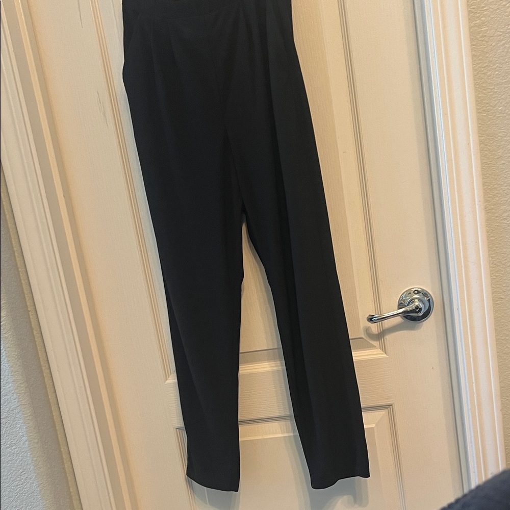 Leith Classic Black Straight Leg Pants